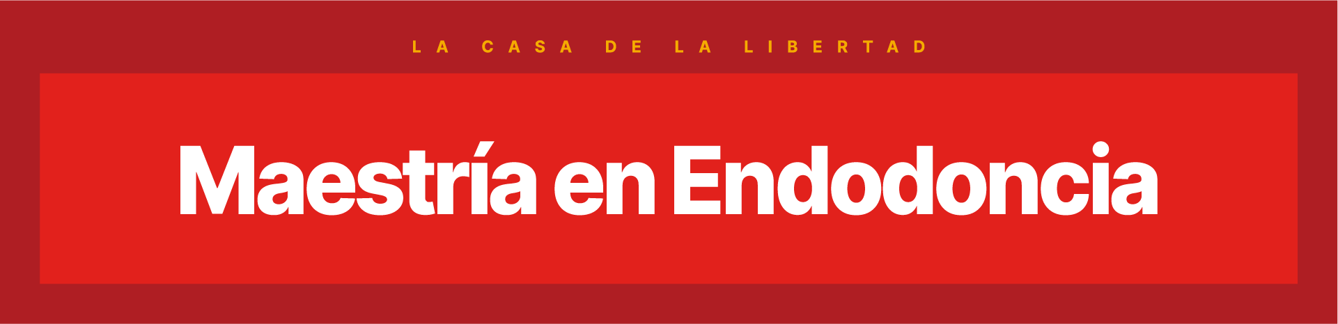 Universidad Francisco Marroquín UFM Odontología Posgrado Maestría en Endodoncia