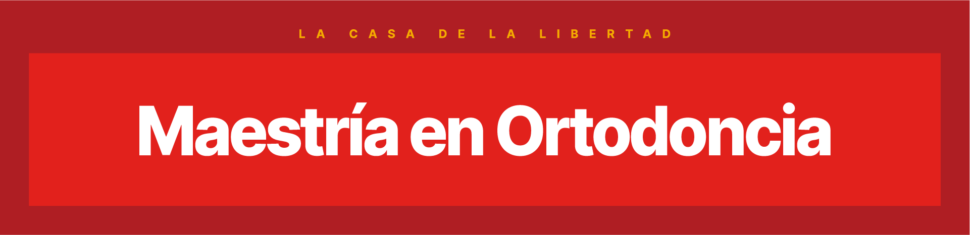 Universidad Francisco Marroquín UFM Odontología Posgrado Maestría en Ortodoncia